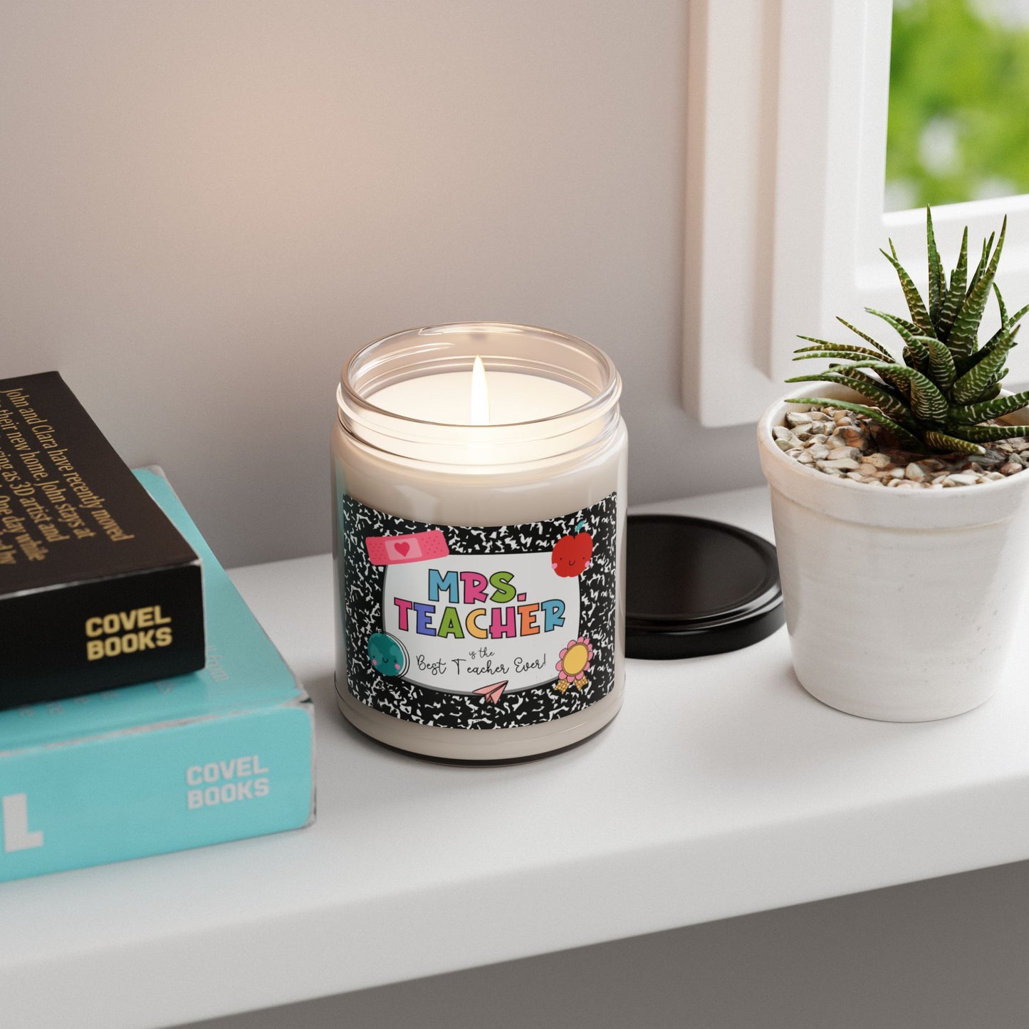 Custom Teacher's Name Candle, "You're the Best Teacher"