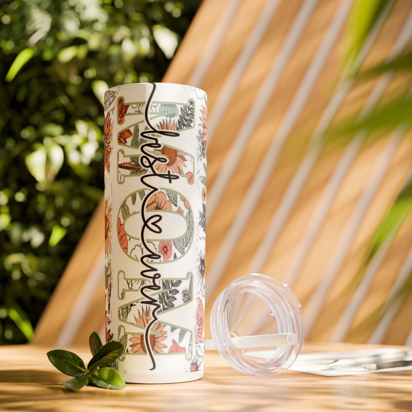 Best Mom Ever Floral Skinny Tumbler, 20 oz