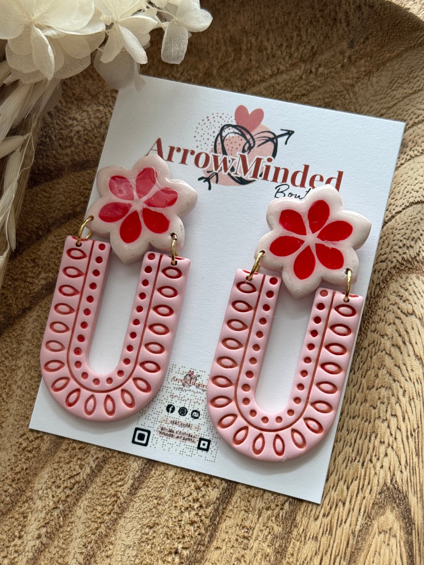 Handmade Vintage Boho Arch Earrings