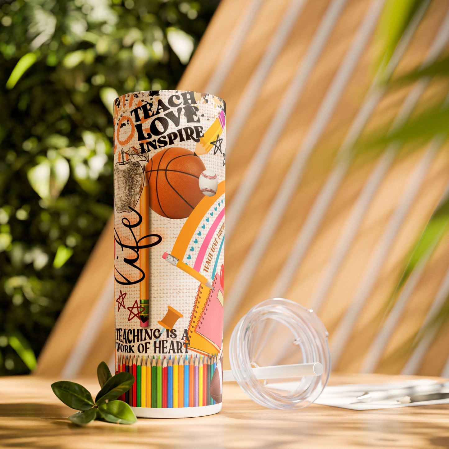 Teacher Life Positive Vibe Tumbler, 20 oz