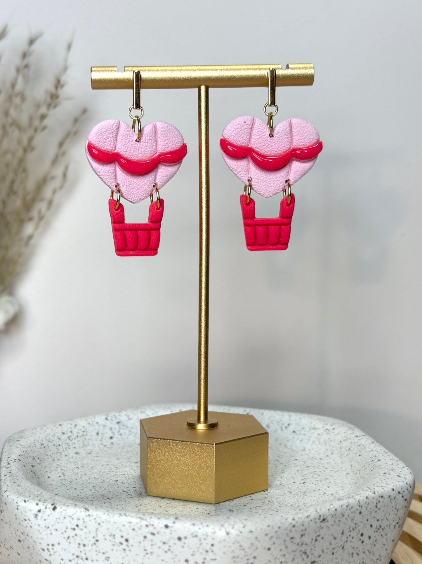 Handmade 'Heart' Air Balloon Dangles