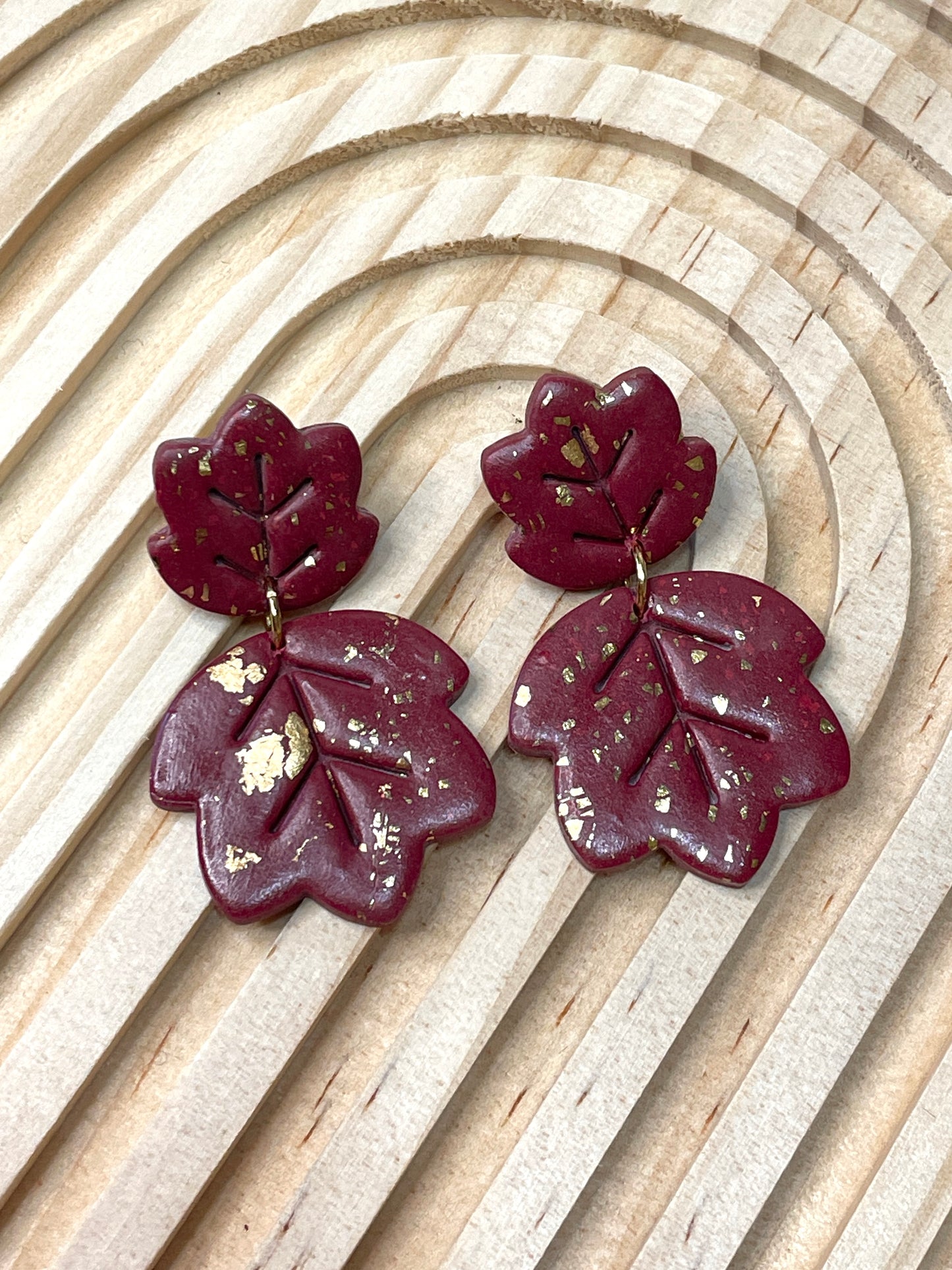 Handmade Autumn’s Fall Leaf Dangles