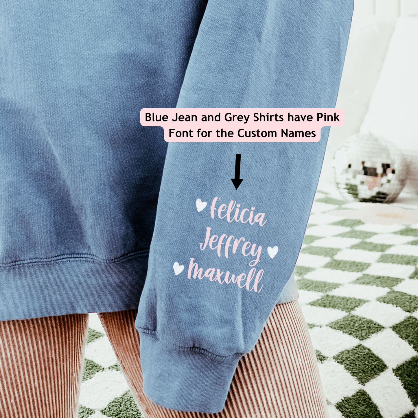 Custom Sleeve Mama Sweatshirt