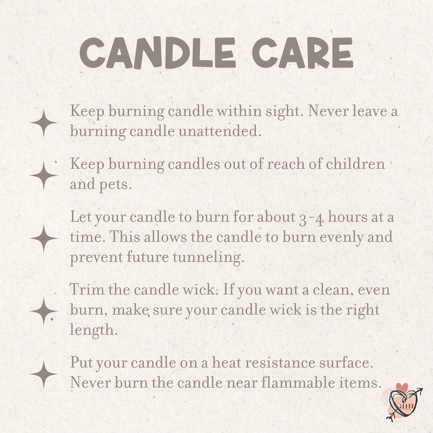 Candle "Smells Like Abandonment" Funny Label