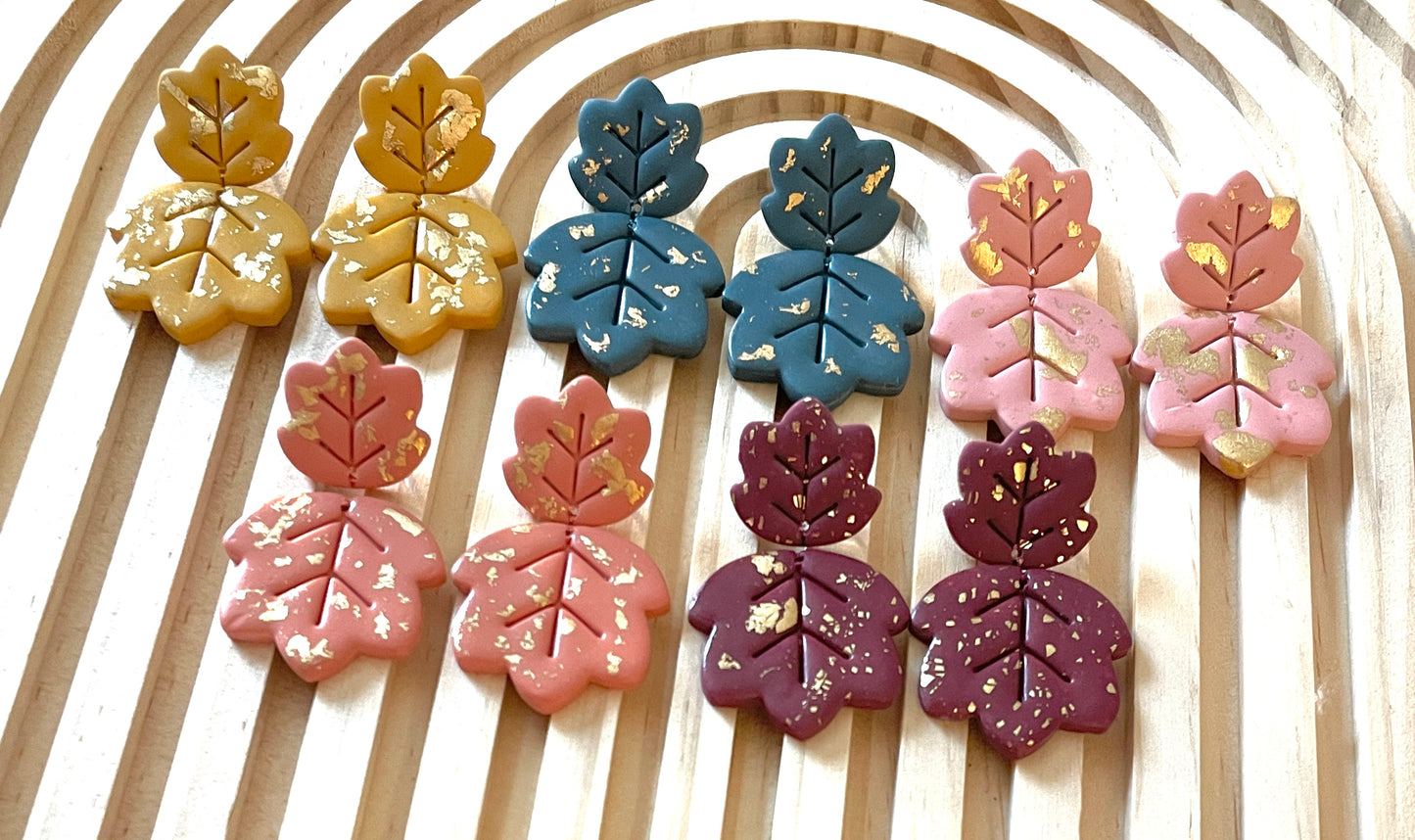 Handmade Autumn’s Fall Leaf Dangles
