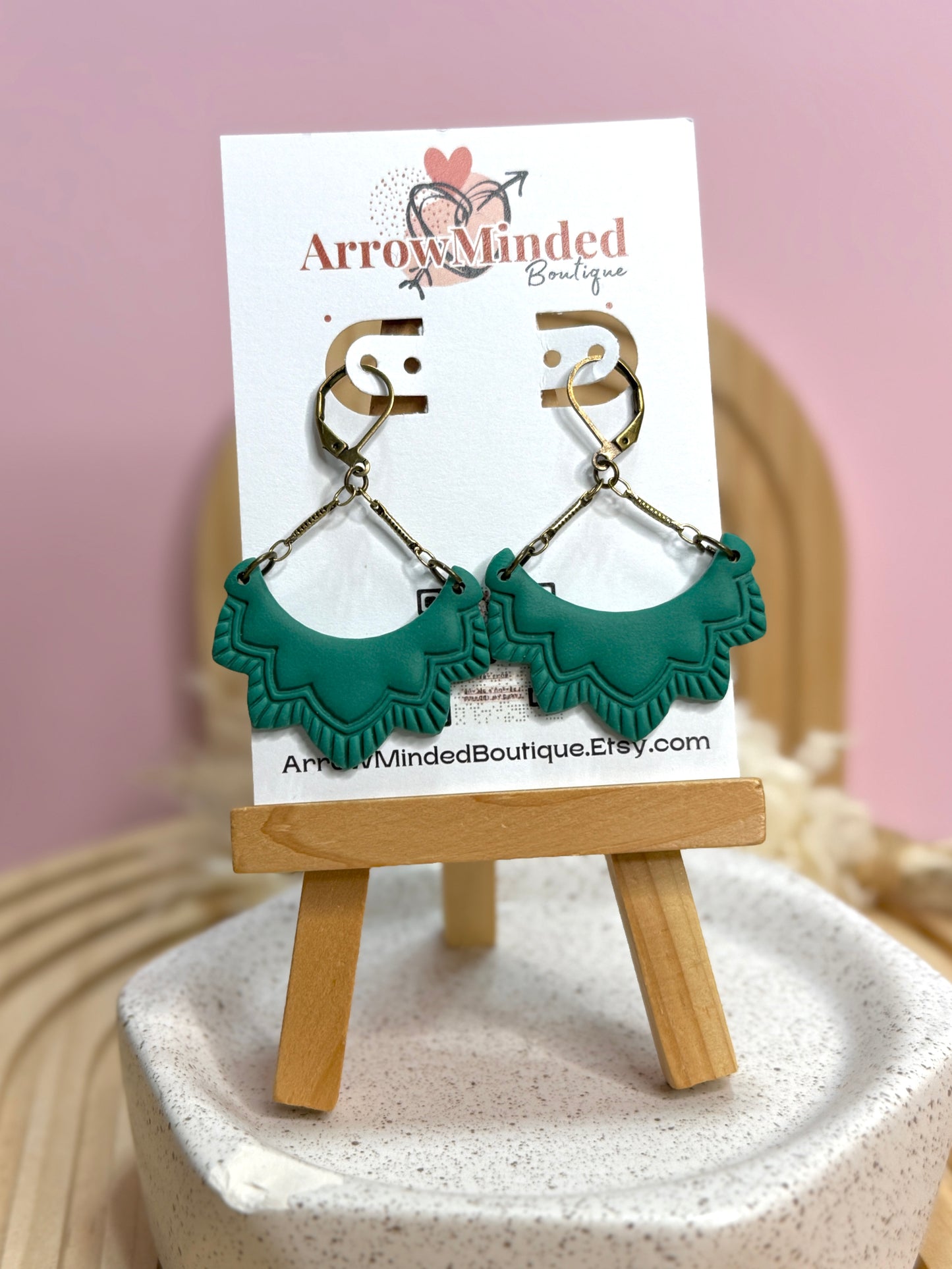Handmade Boho Mandala Earrings