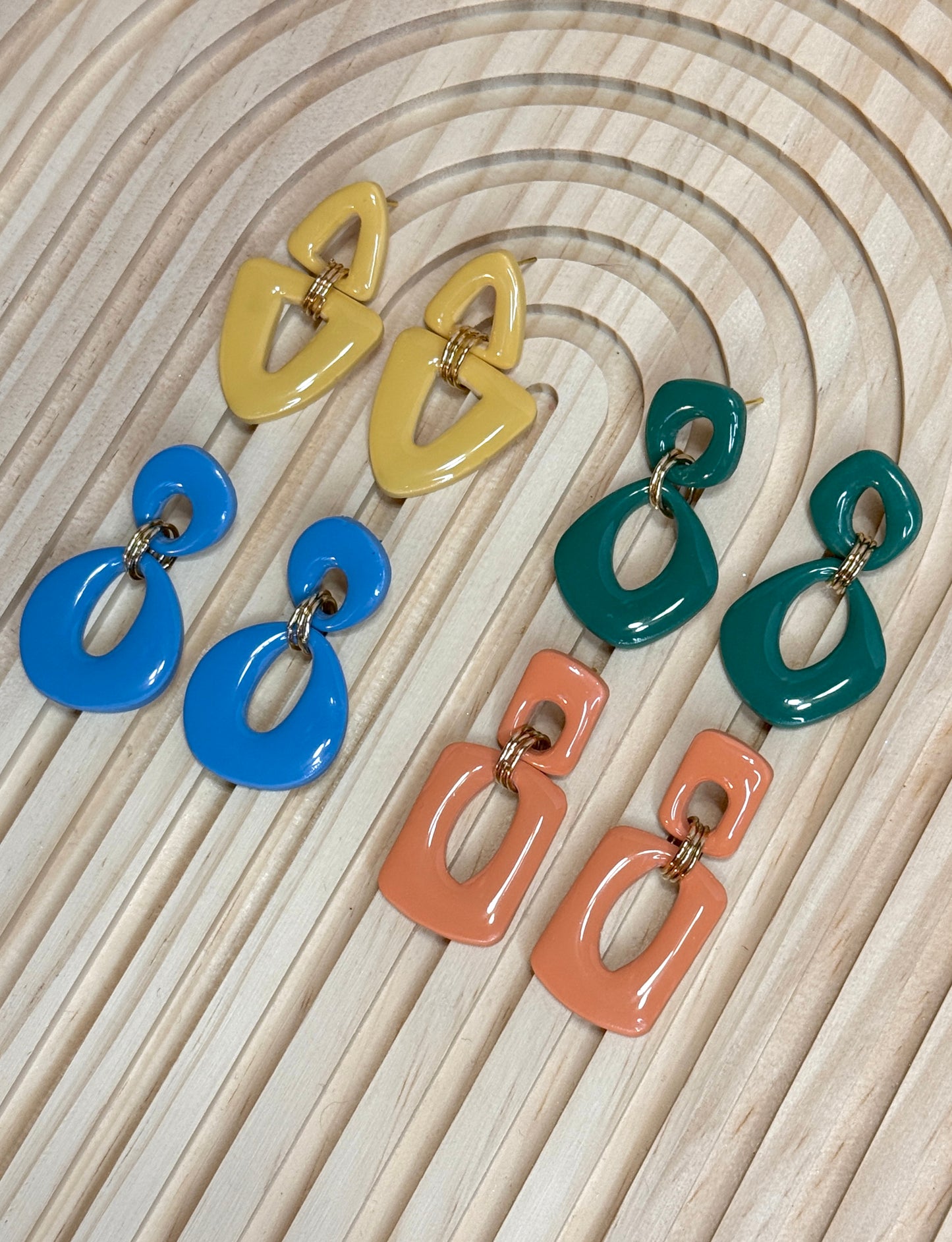 Handmade Simple Yet Fun Organic Shaped Dangles