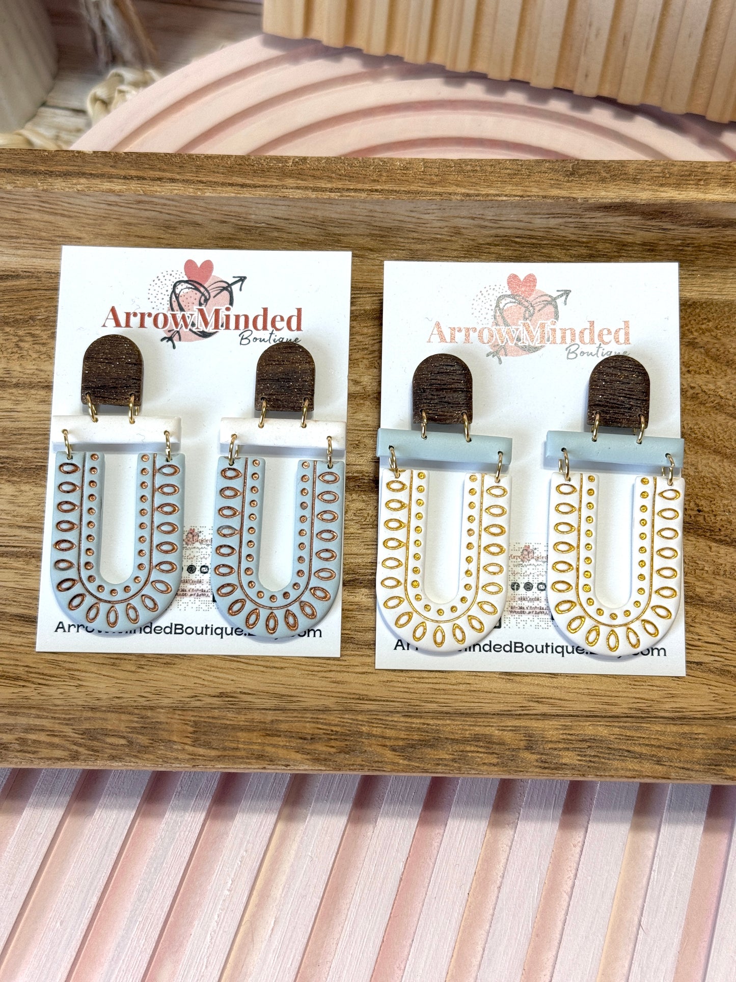 Handmade Vintage Boho Arch Earrings