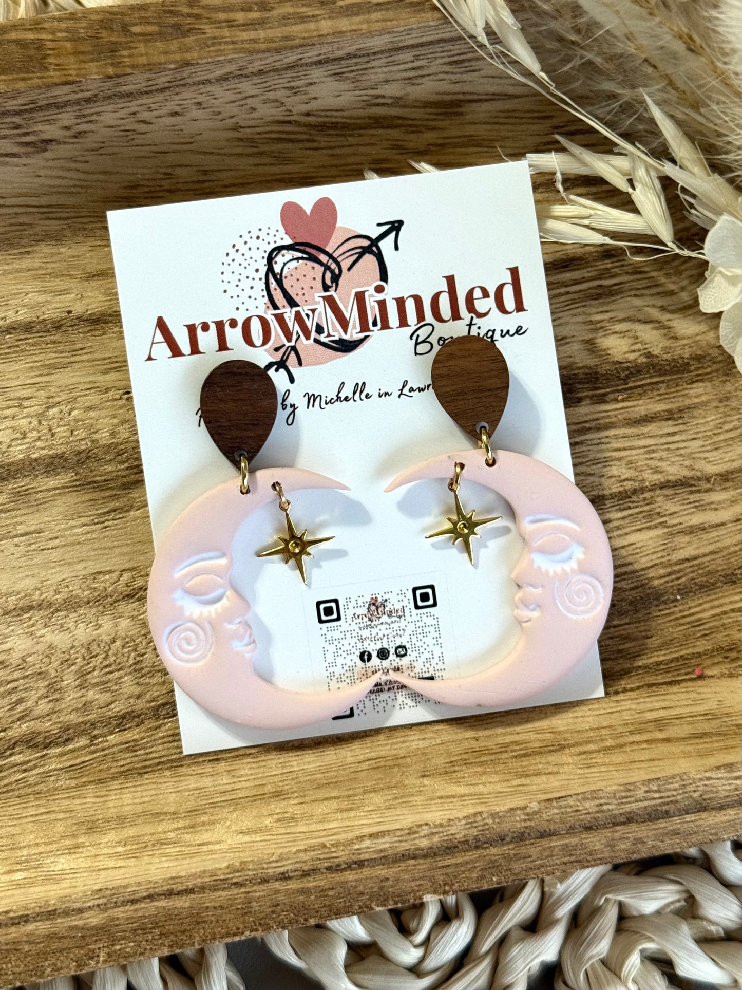 Handmade Dreamy Moon Earrings