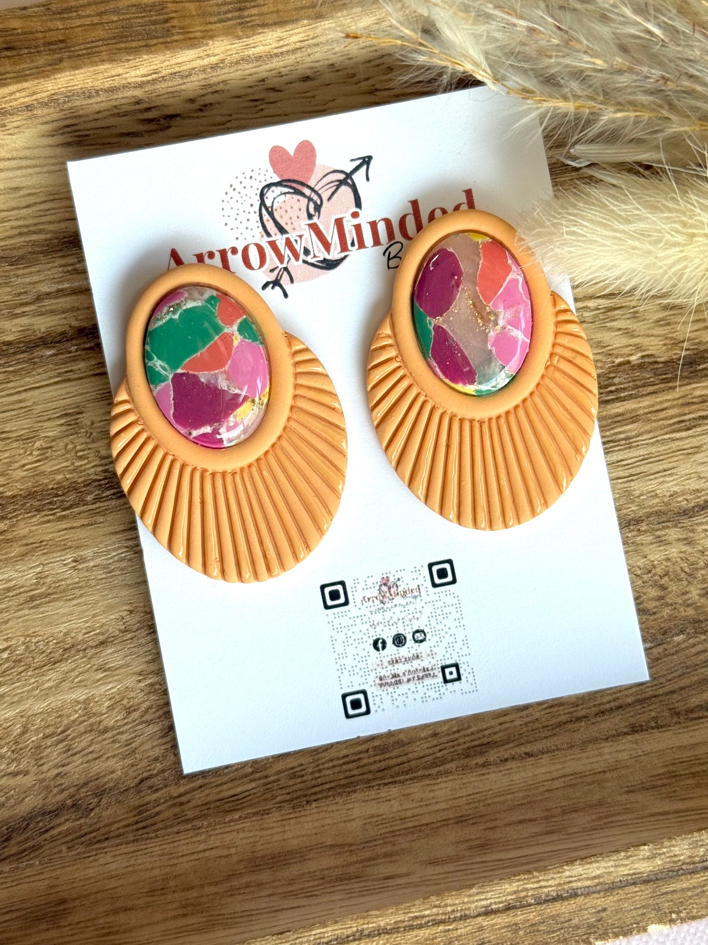 Handmade Boho Bold, Boho Rays Earrings