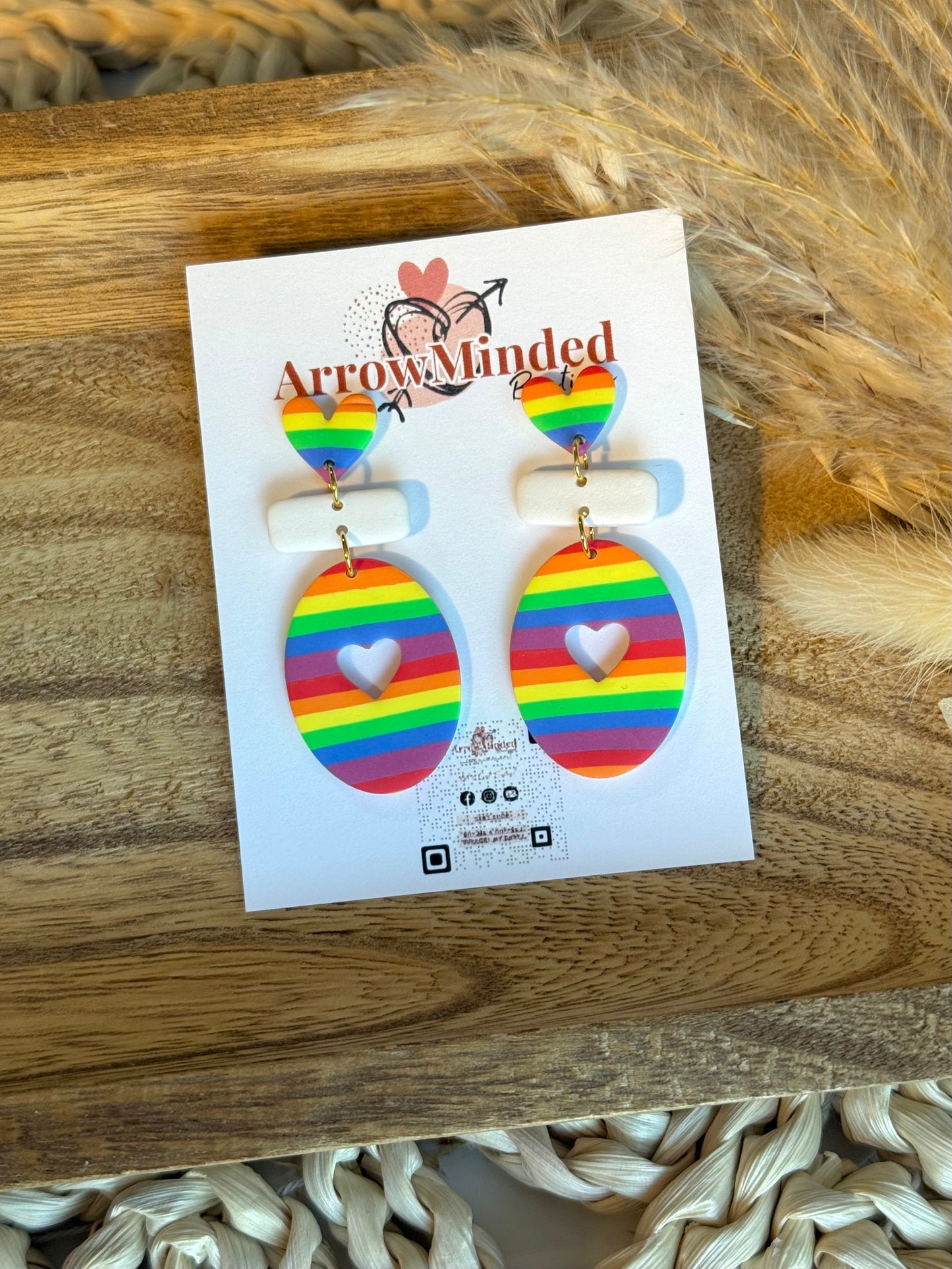 Handmade Love In Full Color Earrings