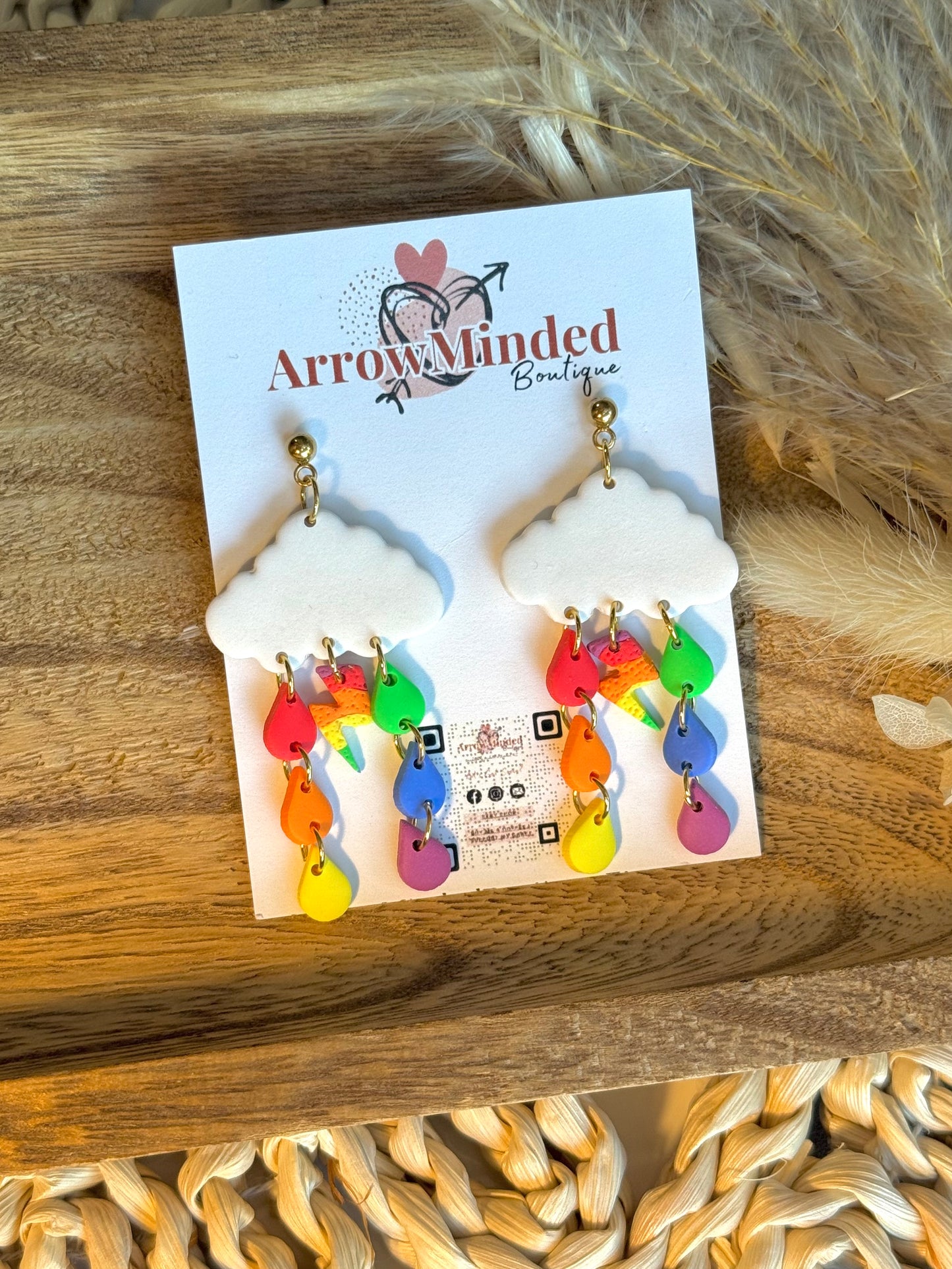 Handmade Proud Cloud Earrings