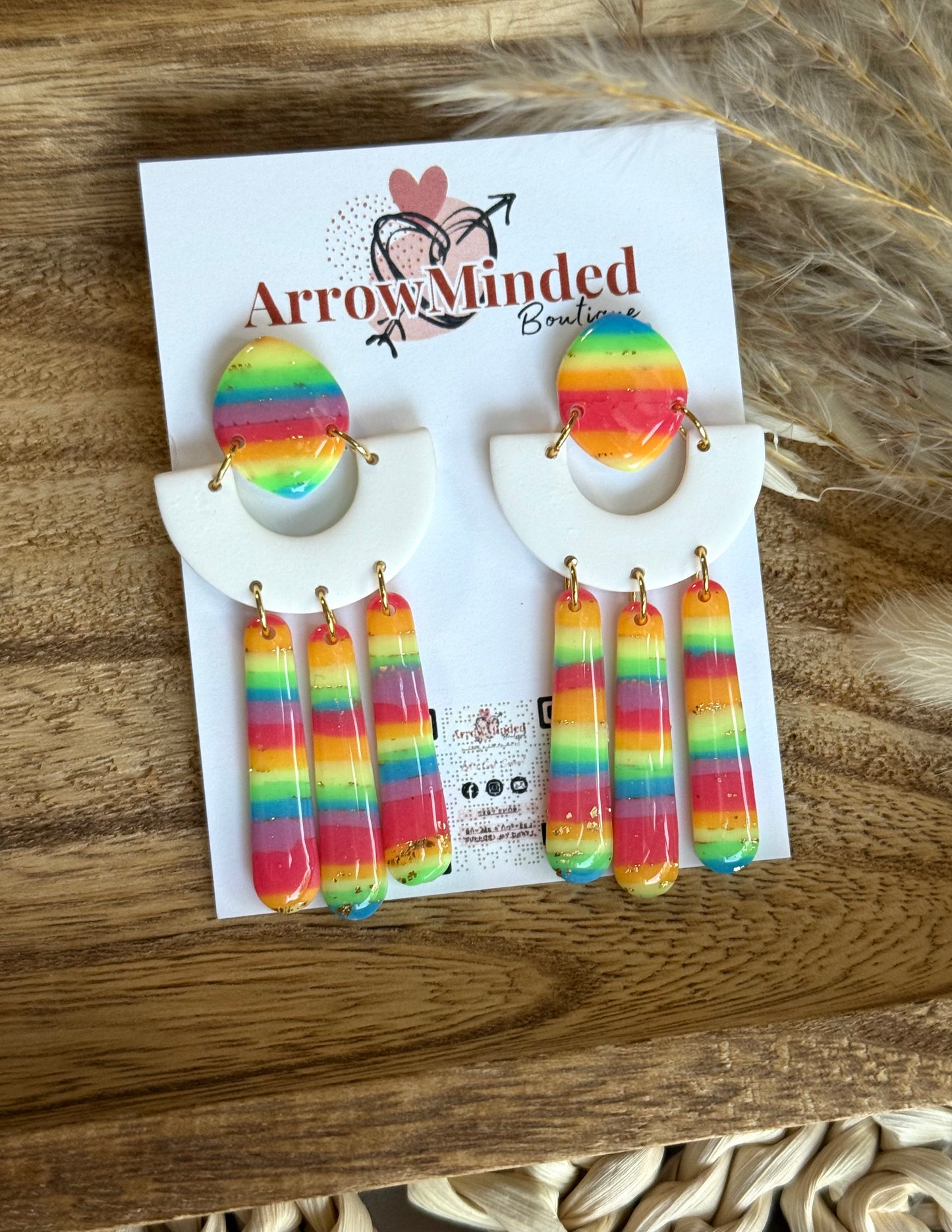 Handmade Wild & Proud Dangle Earrings