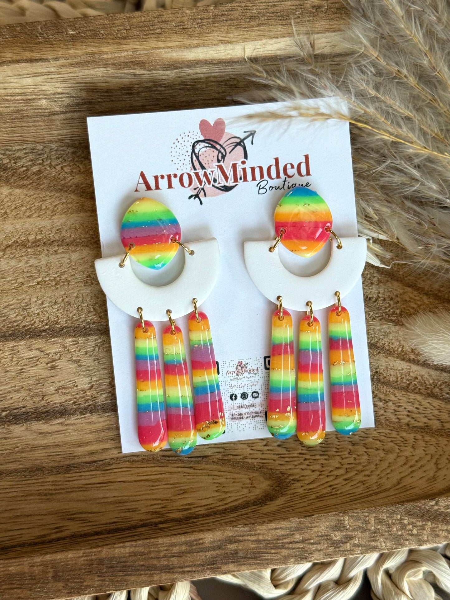 Handmade Wild & Proud Dangle Earrings