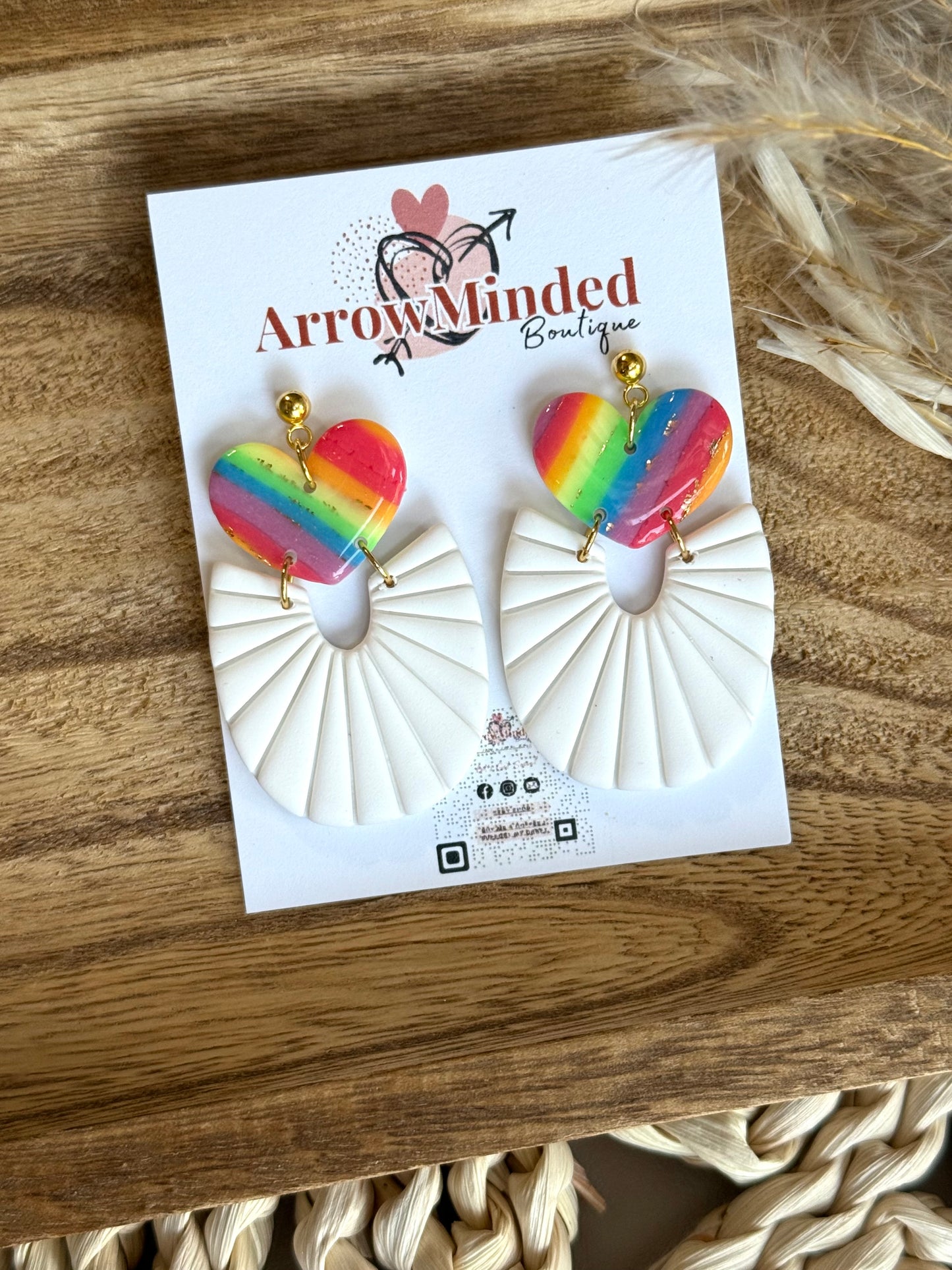Handmade Free Spirit Pride Earrings