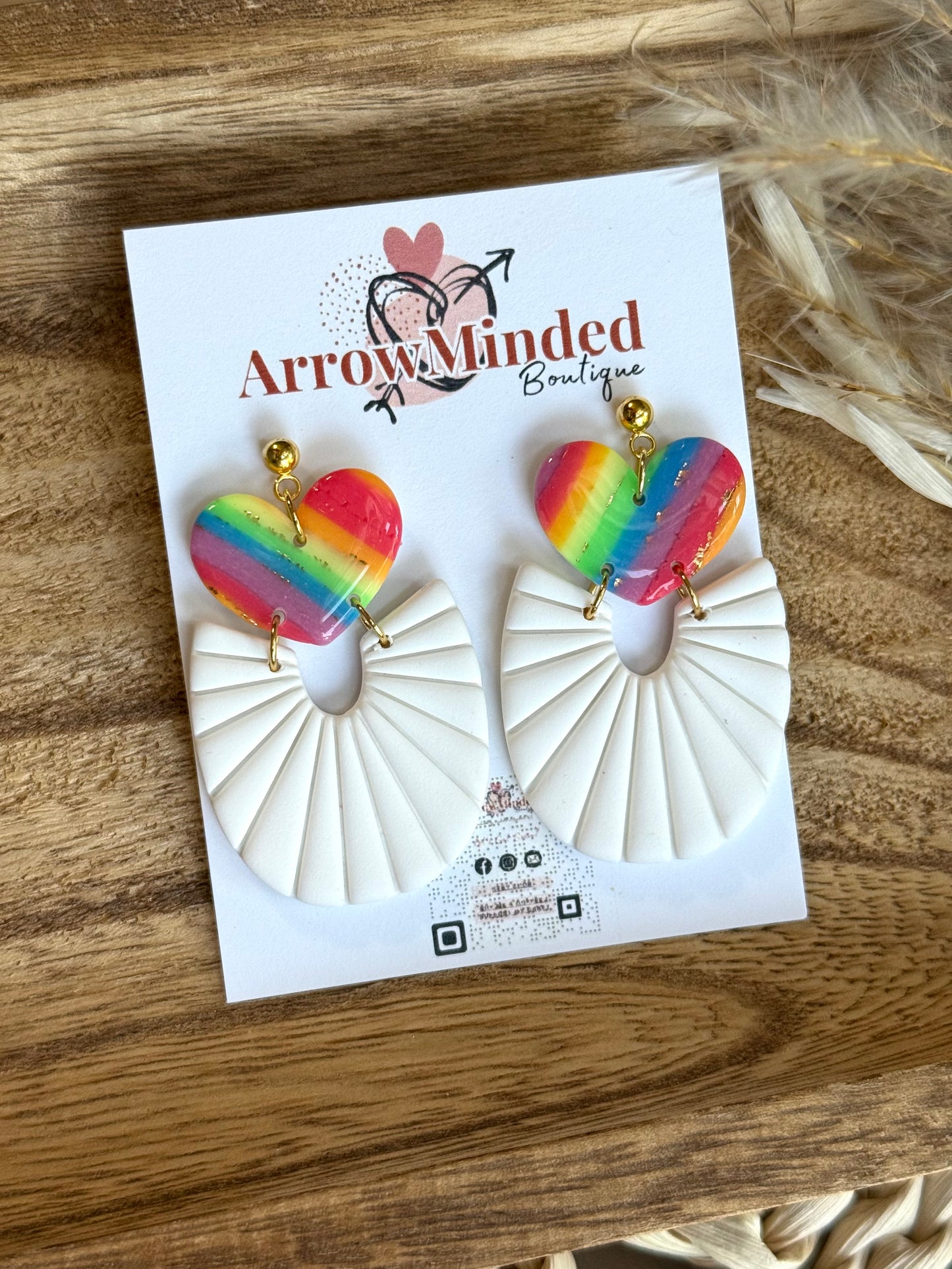 Handmade Free Spirit Pride Earrings