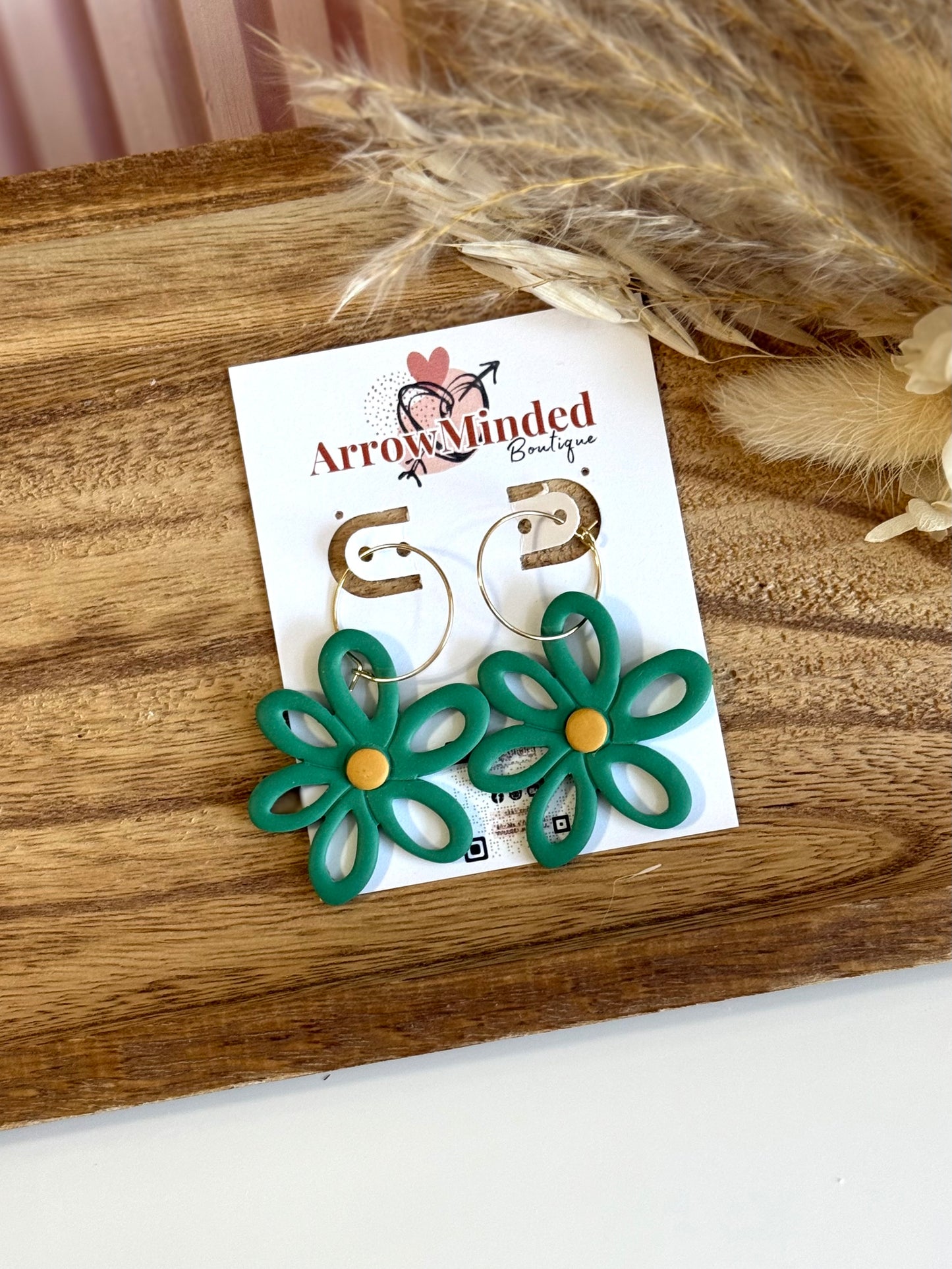 Handmade Silver Meadows Bloom Earrings