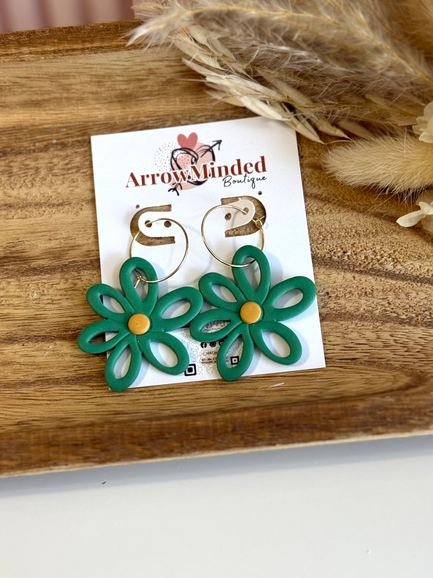 Handmade Silver Meadows Bloom Earrings