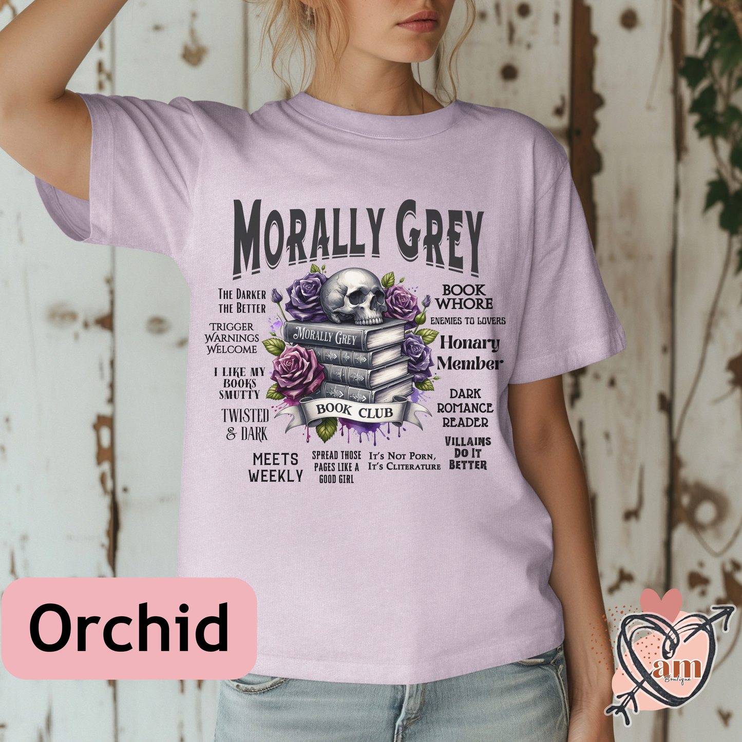 Morally Grey Reading Smut Book Lover Shirt