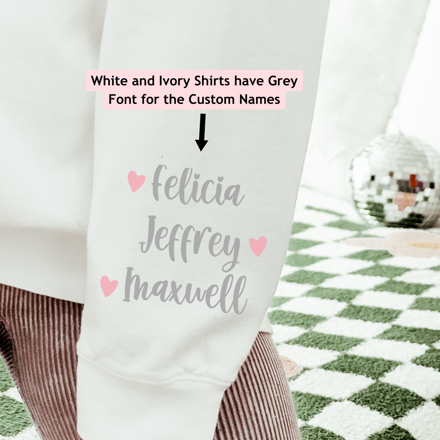 Custom Sleeve Mama Sweatshirt