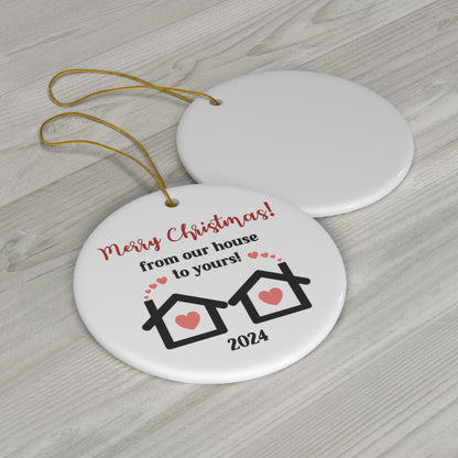 Neighbor Merry Christmas Ornament Gift