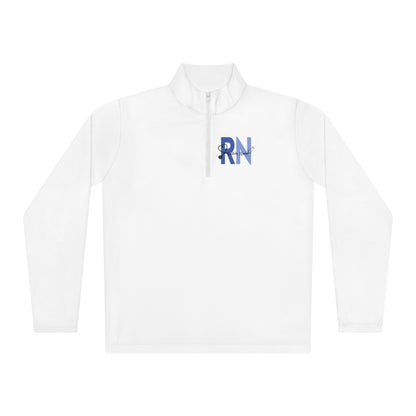 Custom Nurse RN Quarter Zip Athlete Shirt