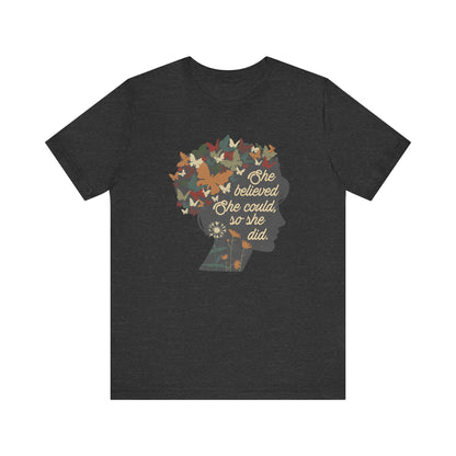 She Believed She Could Floral Vintage Shirt
