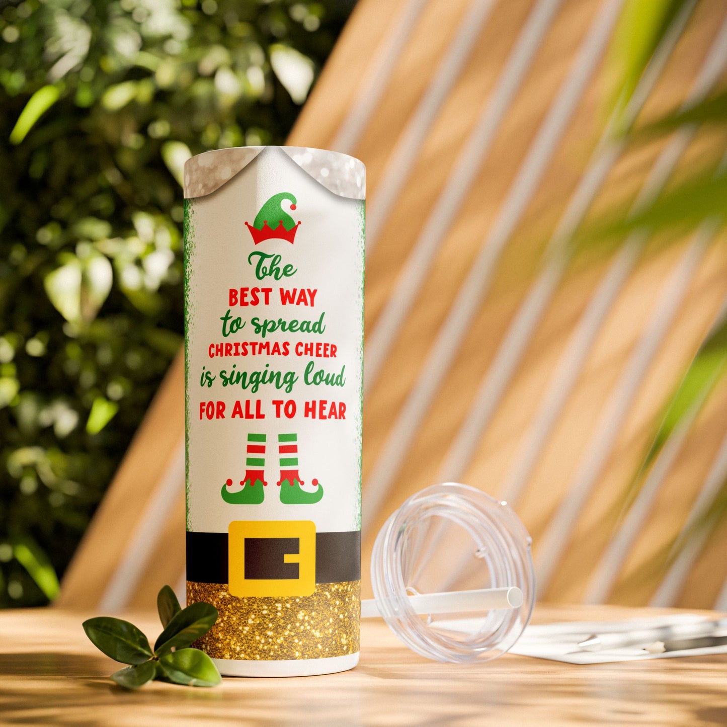 The Best Way to Spread Christmas Cheer Elf Tumbler, 20 oz