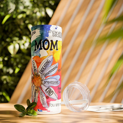 Mom, You Are Floral Tumbler, 20 oz
