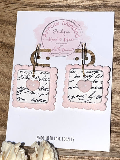 Handmade Love Day Postage Stamp Hoops