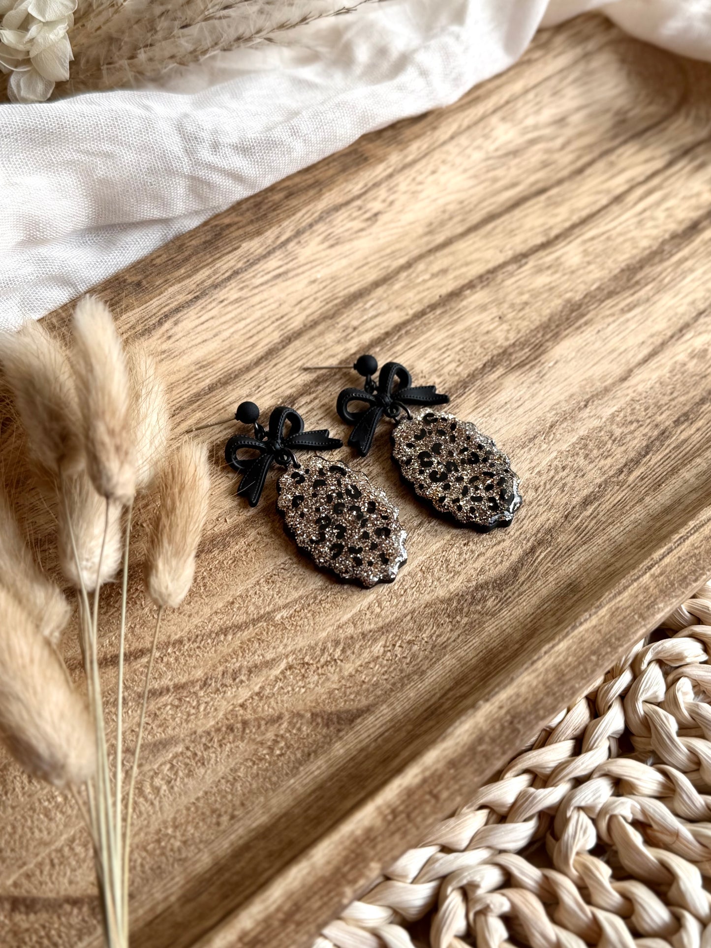 Handmade Wild Charming Bow Earrings