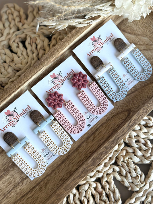 Handmade Vintage Boho Arch Earrings