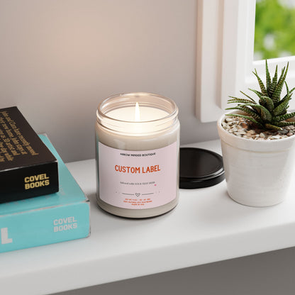 Custom Candle Fun Unique Gift, Scented Soy Candle, Personalize Candle Gift