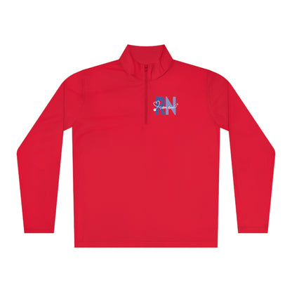 Custom Nurse RN Quarter Zip Athlete Shirt