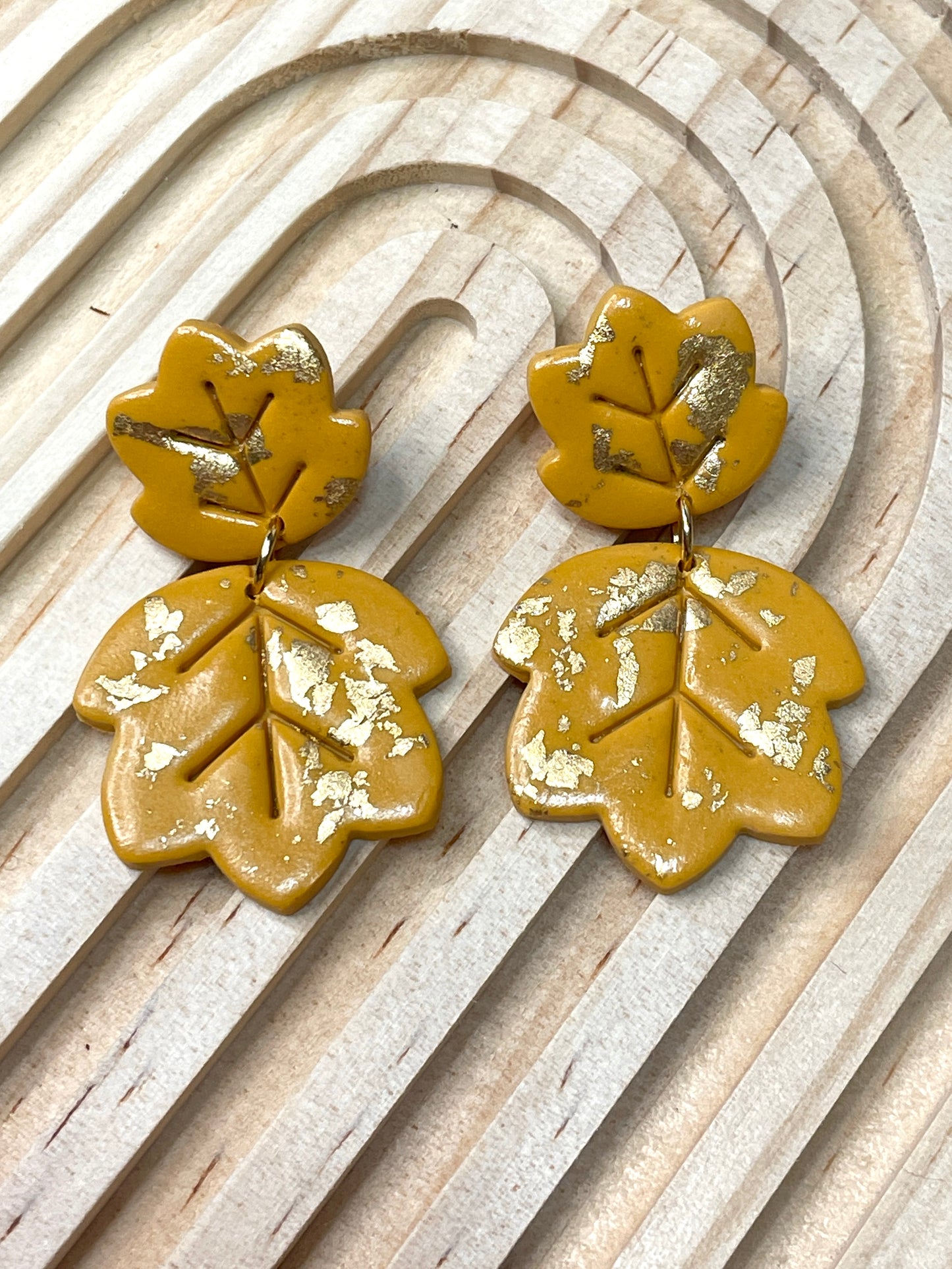 Handmade Autumn’s Fall Leaf Dangles