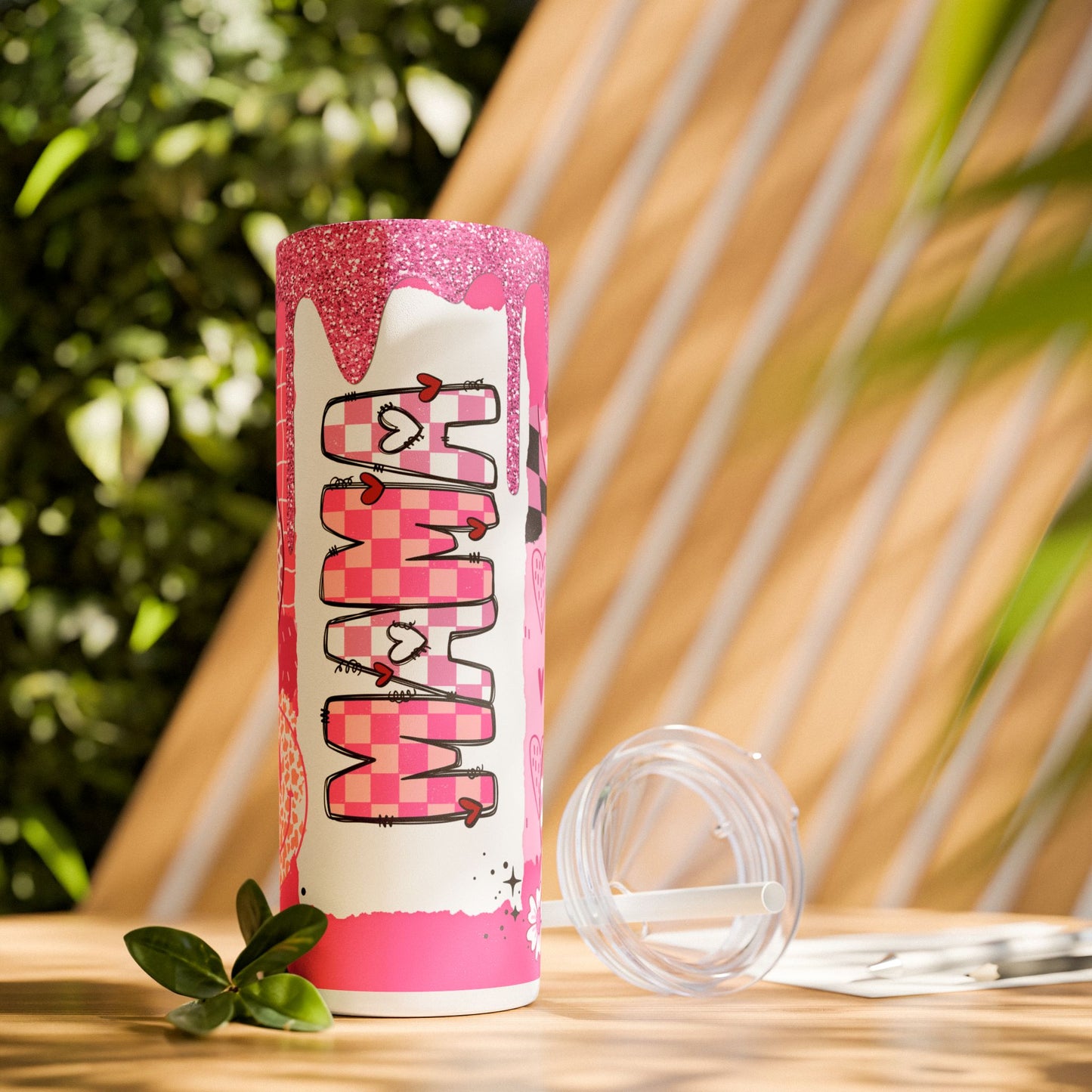 Pink Mama Emoji Retro Tumbler, 20 oz