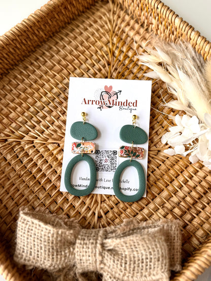 Handmade Emerald Bloom Statement Collection