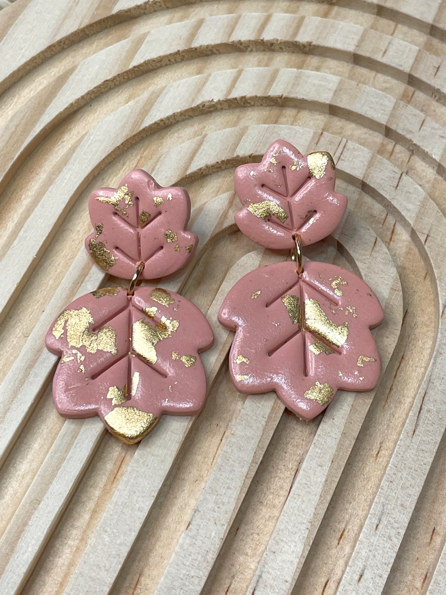 Handmade Autumn’s Fall Leaf Dangles