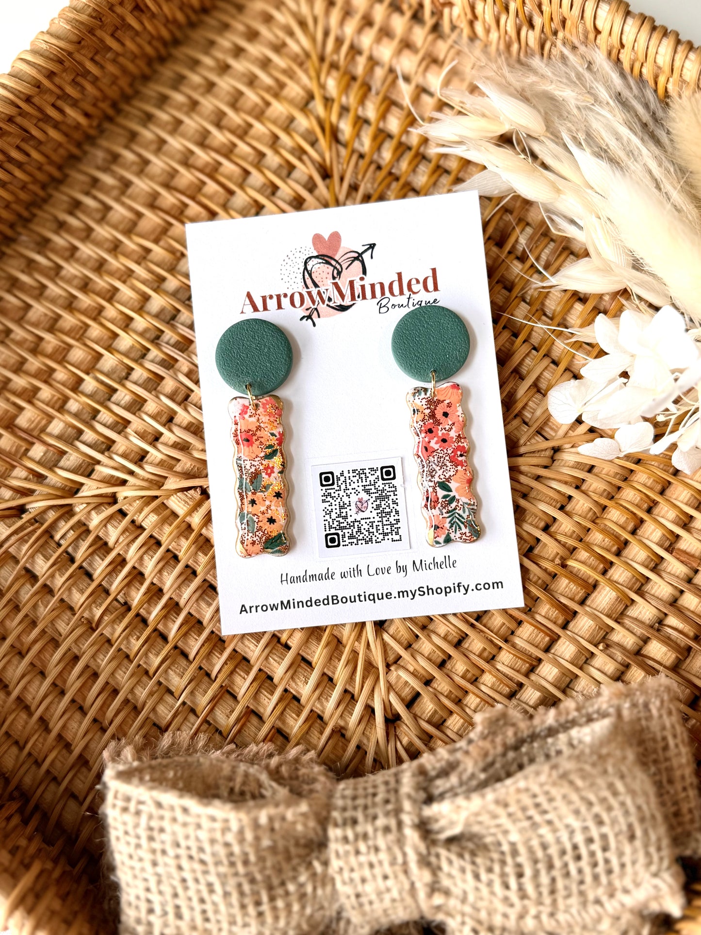 Handmade Emerald Bloom Statement Collection