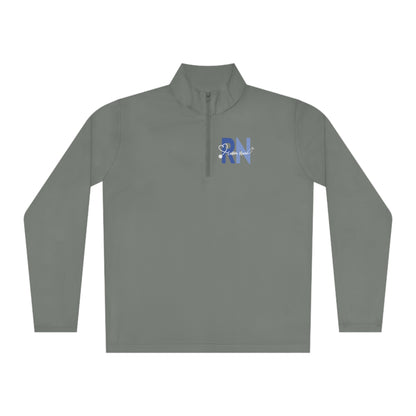 Custom Nurse RN Quarter Zip Athlete Shirt