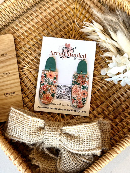 Handmade Emerald Bloom Statement Collection