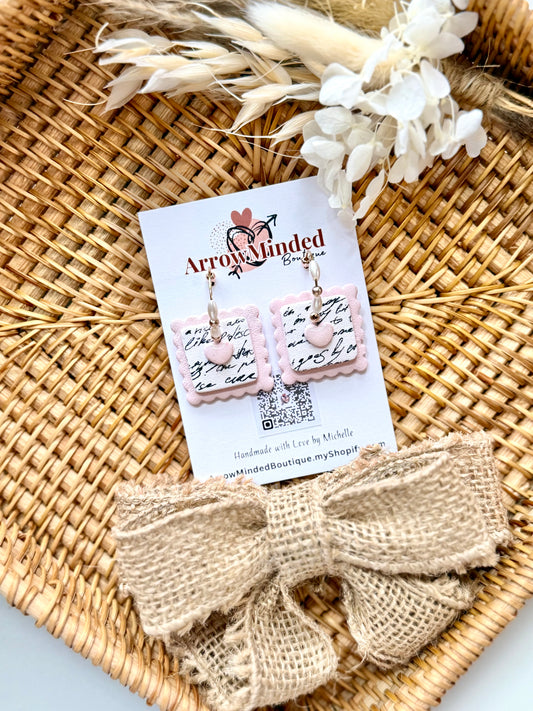 Handmade Love Day Postage Stamp Hoops
