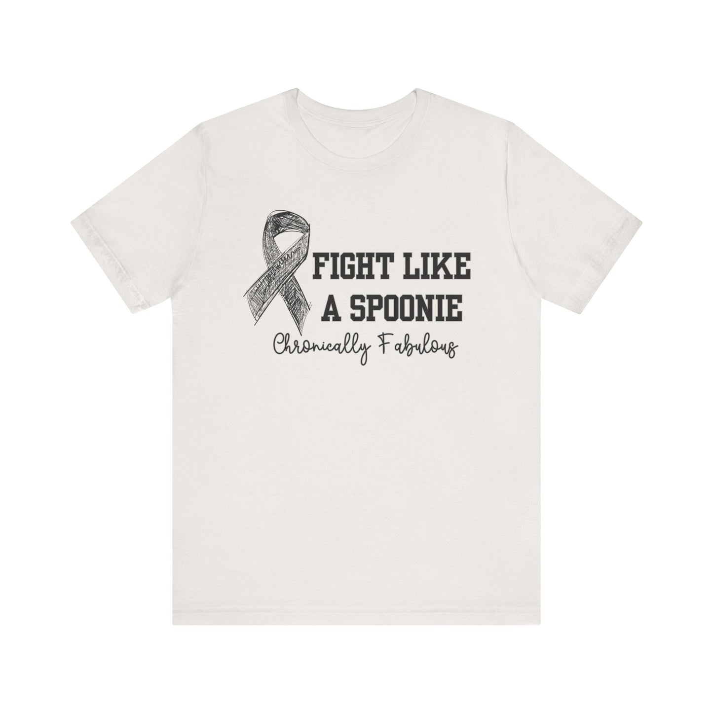 Chronic Illness Awareness Tee - Fight Like a Spoonie