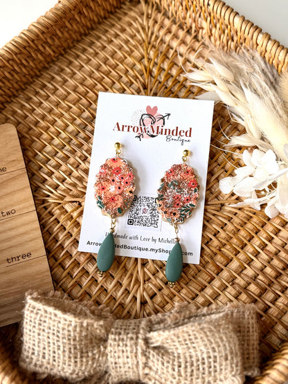 Handmade Emerald Bloom Statement Collection