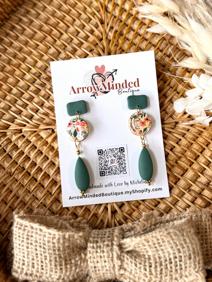 Handmade Emerald Bloom Statement Collection