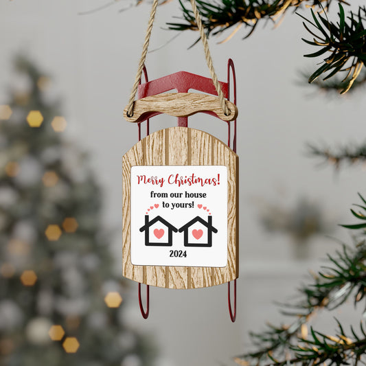 Neighbor Christmas Ornament Gift