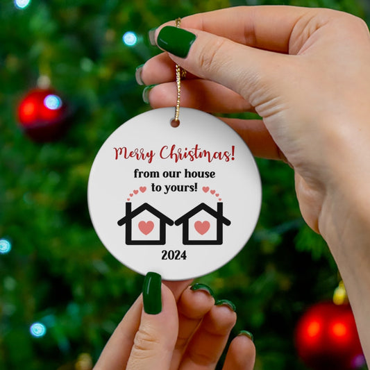 Neighbor Merry Christmas Ornament Gift