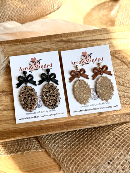 Handmade Wild Charming Bow Earrings