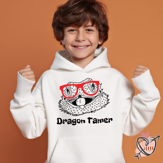 Bearded "Dragon Tamer" Youth Hooded Sweatshirt