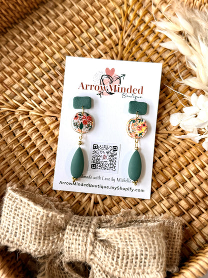 Handmade Emerald Bloom Statement Collection